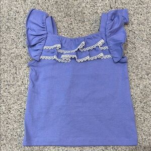 Janie and Jack Lavender Ruffle Tank Top